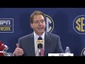2014 SEC Championship Pregame Press Conference - Alabama