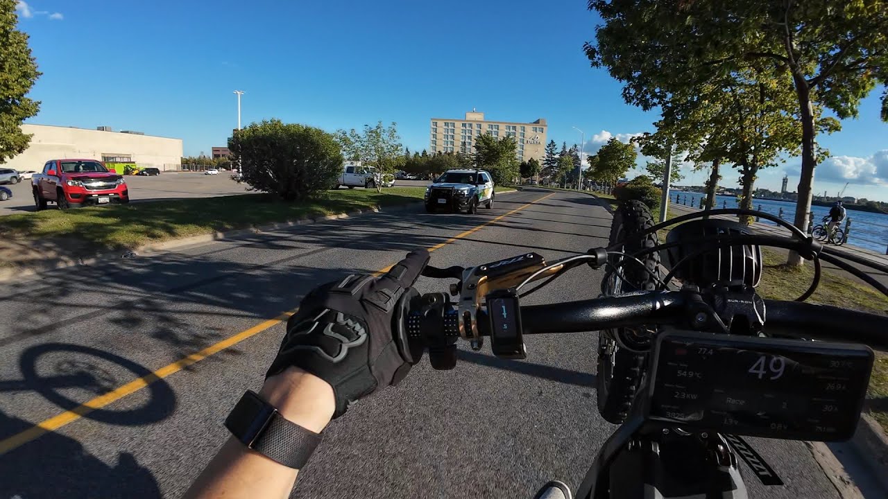 Getting Away From The Cops On My Surron