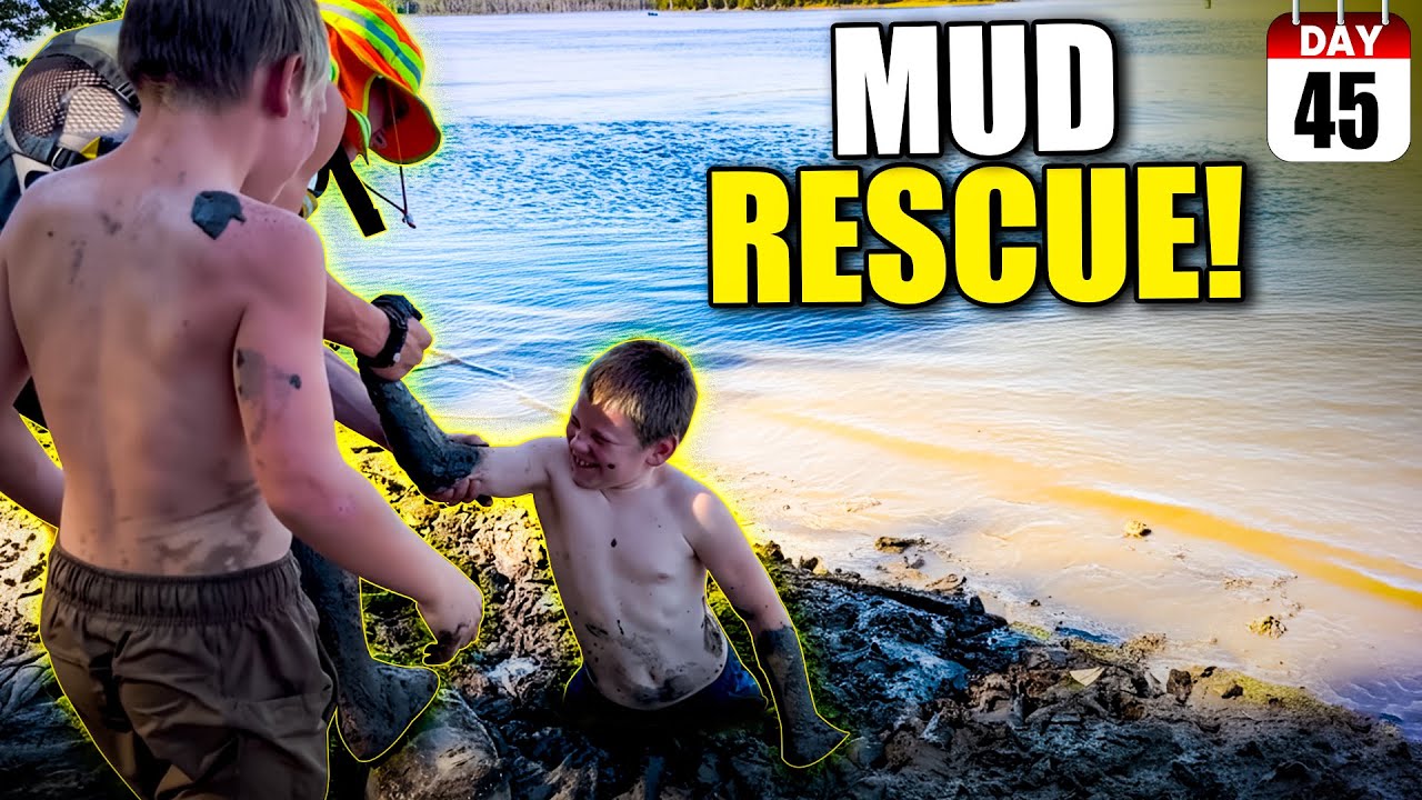 Rescue from Mississippi River Mud - 7 Kids + Mom Adventure - Day 45 ...