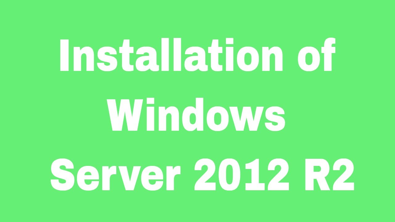 How to Install Windows Server 2012 R2 Hyper-V - YouTube
