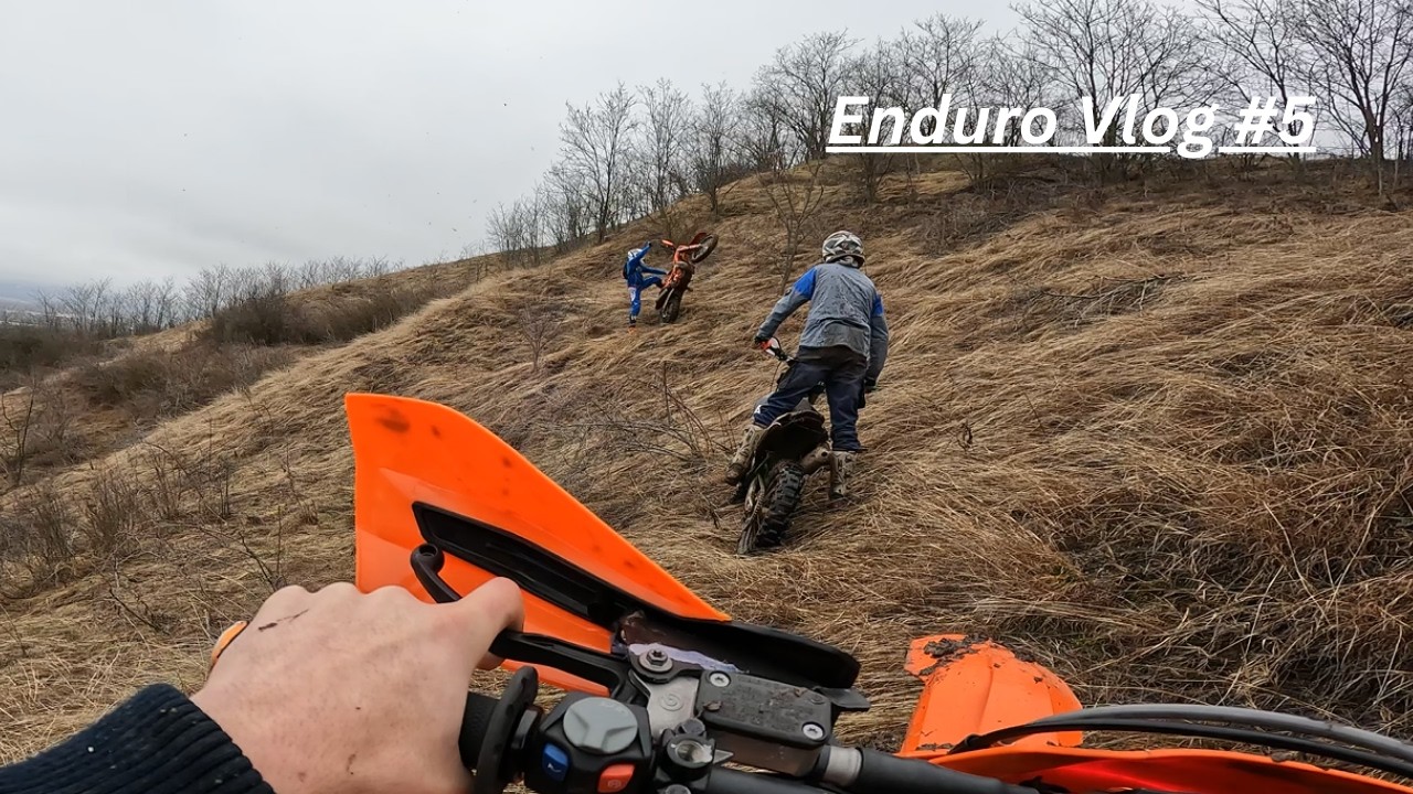 Hard Enduro KTM 150 | Urcări extreme+căzaturi 😱