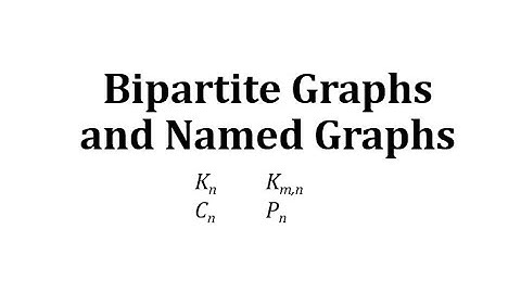Bipartite Graphs and Named Graphs