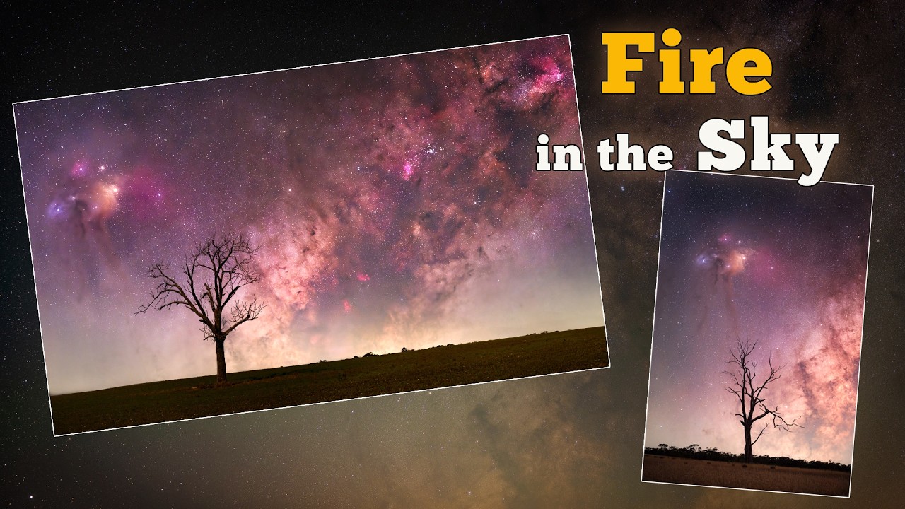 Fire In The Sky - Milky Way at longer focal lengths