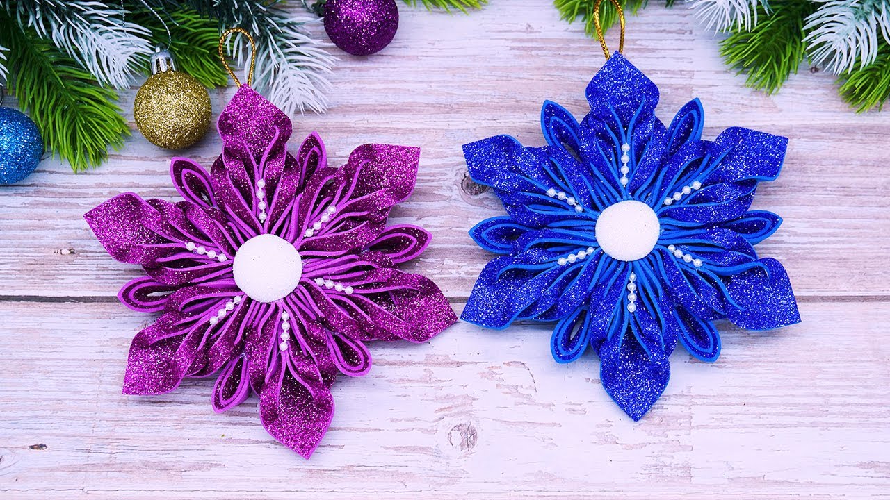 Christmas Tree Decorations 🎄 Snowflakes Stars ❄️ DIY Christmas