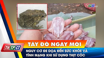 Nguy cơ đe dọa đến sức khỏe và tính mạng khi sử dụng thịt cóc | Cần Thơ TV