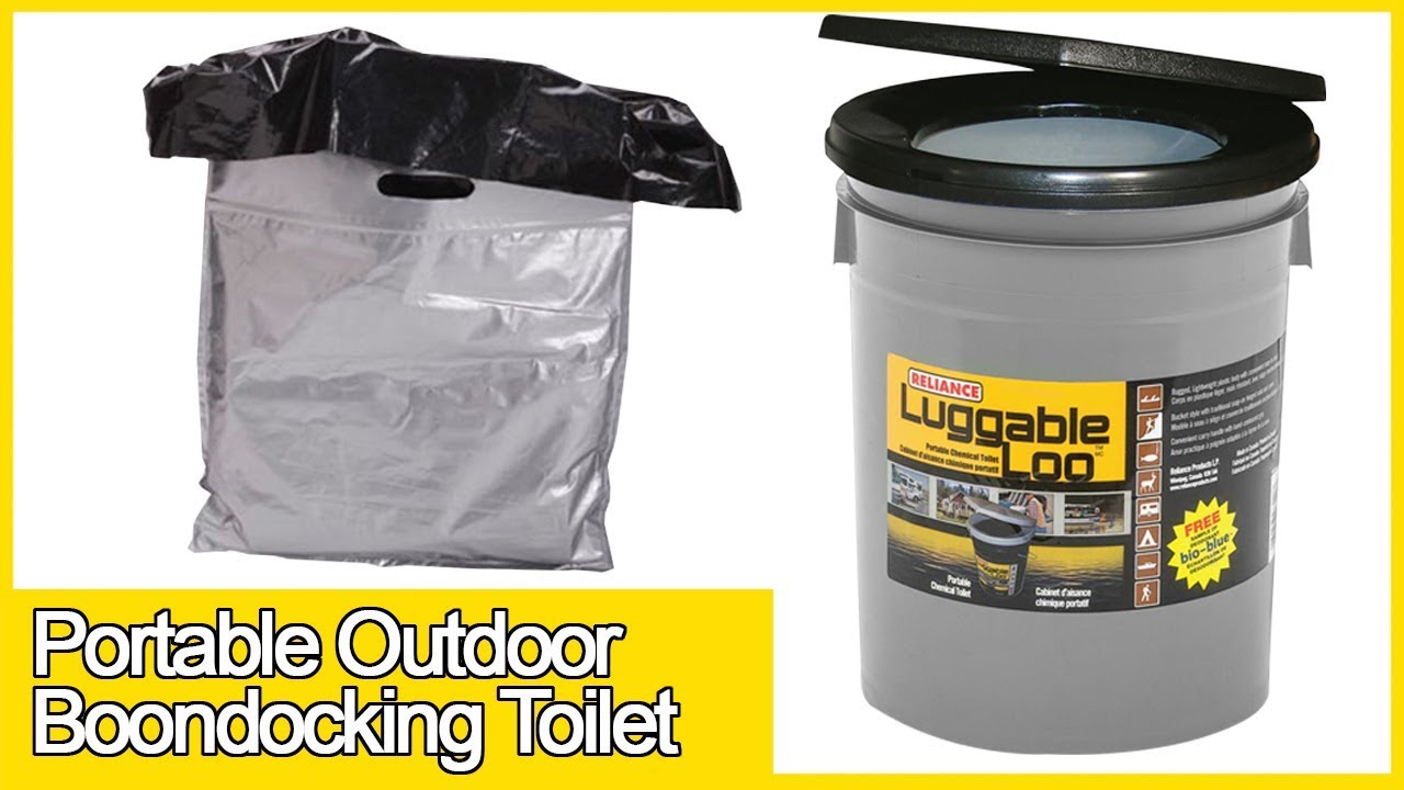 RVers review: Luggable Loo Outdoor Portable Boondocking Toilet - YouTube