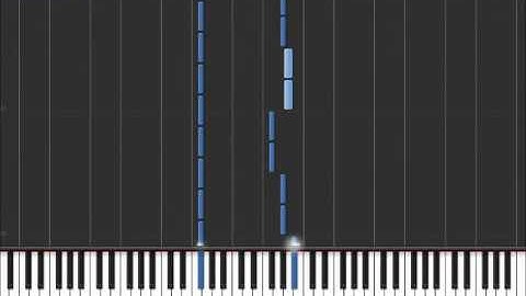 Hypnotize - System Of A Down (Easy Piano Tutorial) in Synthesia (100% speed)