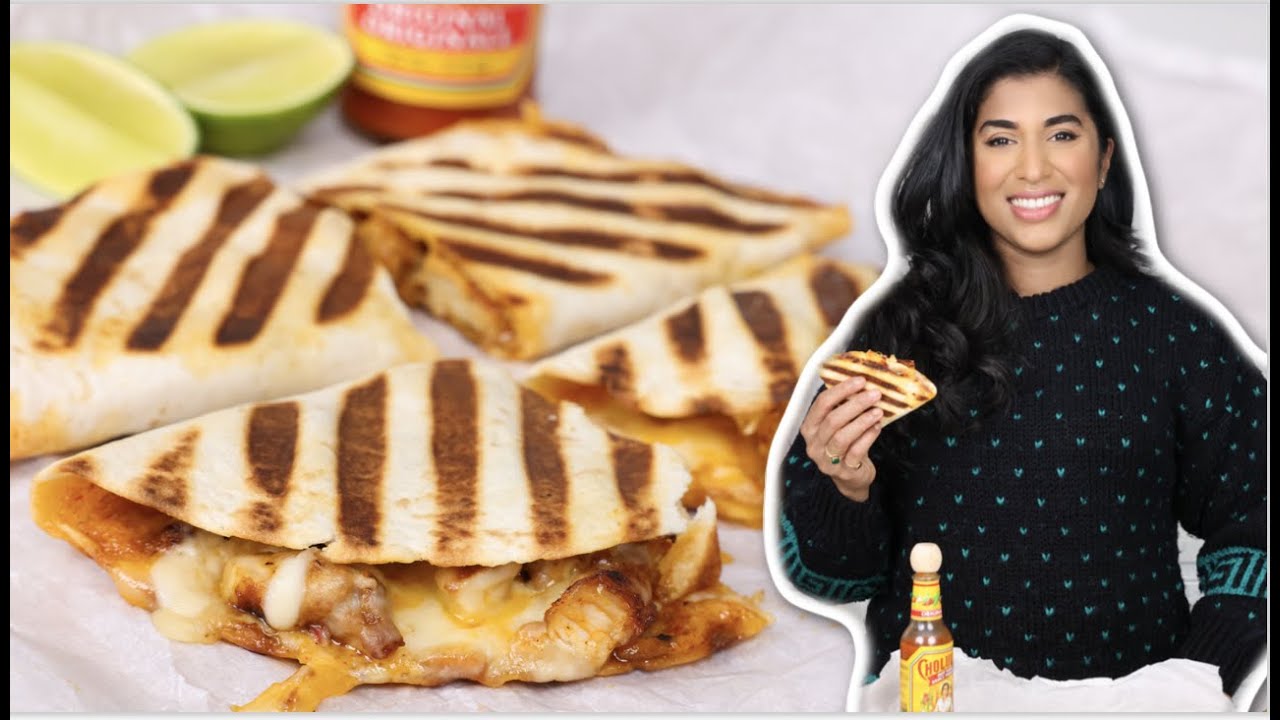Taco Bell Chicken Quesadillas (Copycat recipe!) - YouTube