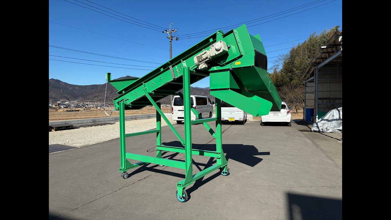 磁選機付ベルコン・空き缶選別機・プレス機と合体・リサイクルプラント・コーヒー缶・アルミ缶・ペットボトル・飲料容器リサイクル