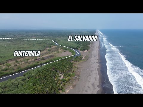 Español visitando la frontera entre GUATEMALA y EL SALVADOR