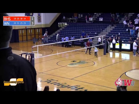 Bellmont vs West Noble | IHSAA Regional Volleyball indiana high school athletic association football