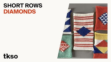 Short Rows Diamonds
