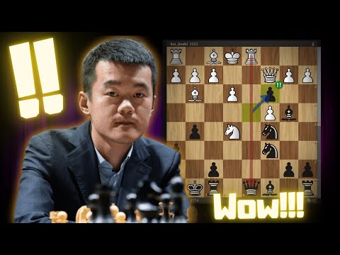 Ding's Greatest Queen Sacrifice, Jinshi Bai vs Ding Liren 2017 #chess  #kingshunt #Boardgames #FIDE #sports