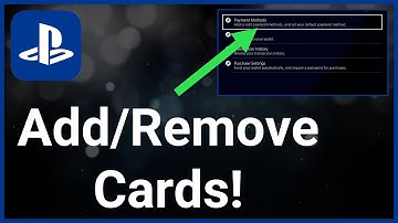 How to Add Or Remove Credit/Debit Cards And Paypal To PS4 Wallet