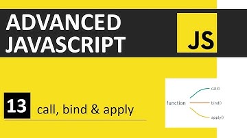 JavaScript Tutorial 13: Call, Bind & Apply | Advanced JavaScript