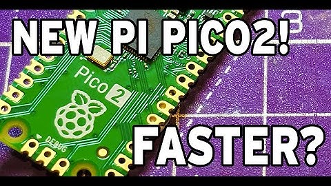 Pi Pico 2 released. First looks, flashing and simple speed tests.  #pipico #pipico2 #RP2040 #RP2350