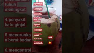 manfaat air kelapa muda#shorts