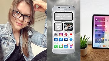 how I customize my iphone  ios 14 home screen set up