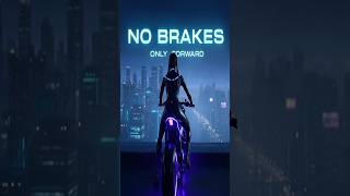 No Brakes | Cyberbike/Synthwave Music Video #shorts #music