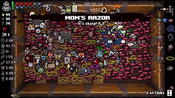 Binding of Isaac  Afterbirth+ 10 shot Tech X and Run Break