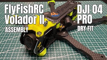FlyFishRC Volador II Frame Assembly. DJI O4 PRO Dry Fit.