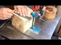 Richard Raffan salvages split woodturning blanks