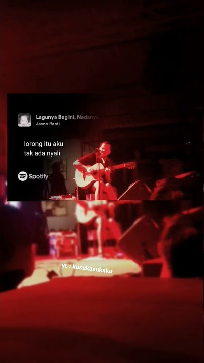 lagunya begini nadanya begitu..