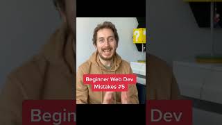 Beginner Web Dev Mistakes - Part 5 #shorts screenshot 1