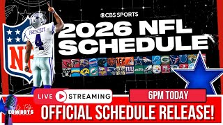 The 2026 Dallas Cowboys Official Schedule Release Show Reaction And More!