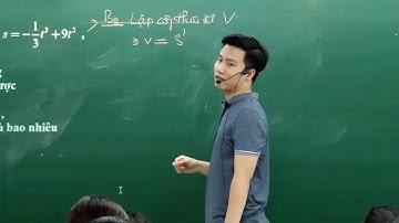 Ứng Dụng Thực Tế bài toán Min -Max _ Toán 12 _ Thầy Nguyễn Quốc Chí