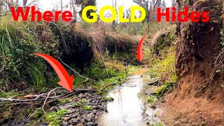 Find WHERE GOLD Hides in any CREEK!