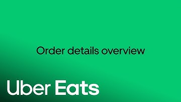 View Order Details on Uber Eats Orders | Uber Eats