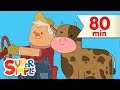 Old MacDonald Had A Farm   More | Kids Songs and Nursery Rhymes | Super Simple Songs