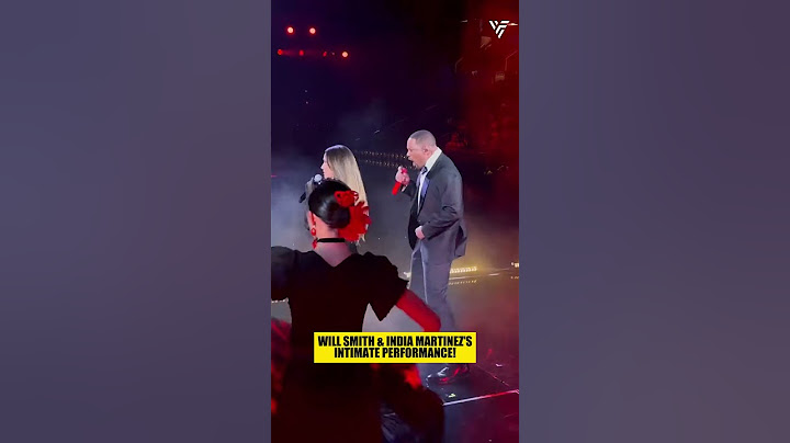 Will Smith & India Martínez's Intimate Performance!