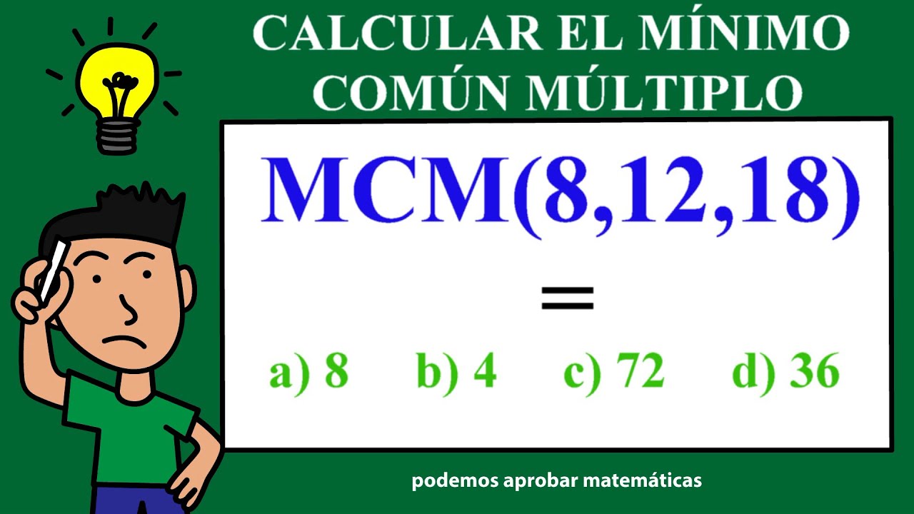 Máximo común divisor y mínimo común múltiplo