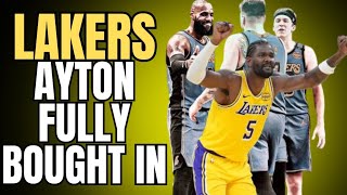 Lakers Deandre Ayton 110% Bought In