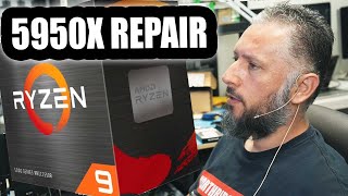 Ryzen 9 5950X Bent and missing pins CPU Repair