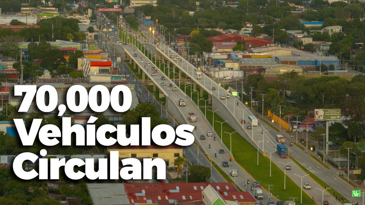 El PASO a DESNIVEL Más MODERNO y LARGO de Centroamérica