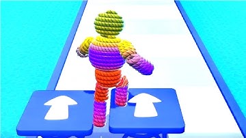 Rope-Man Run gameplay android, ios level 452 | GamePlay Android and iOS