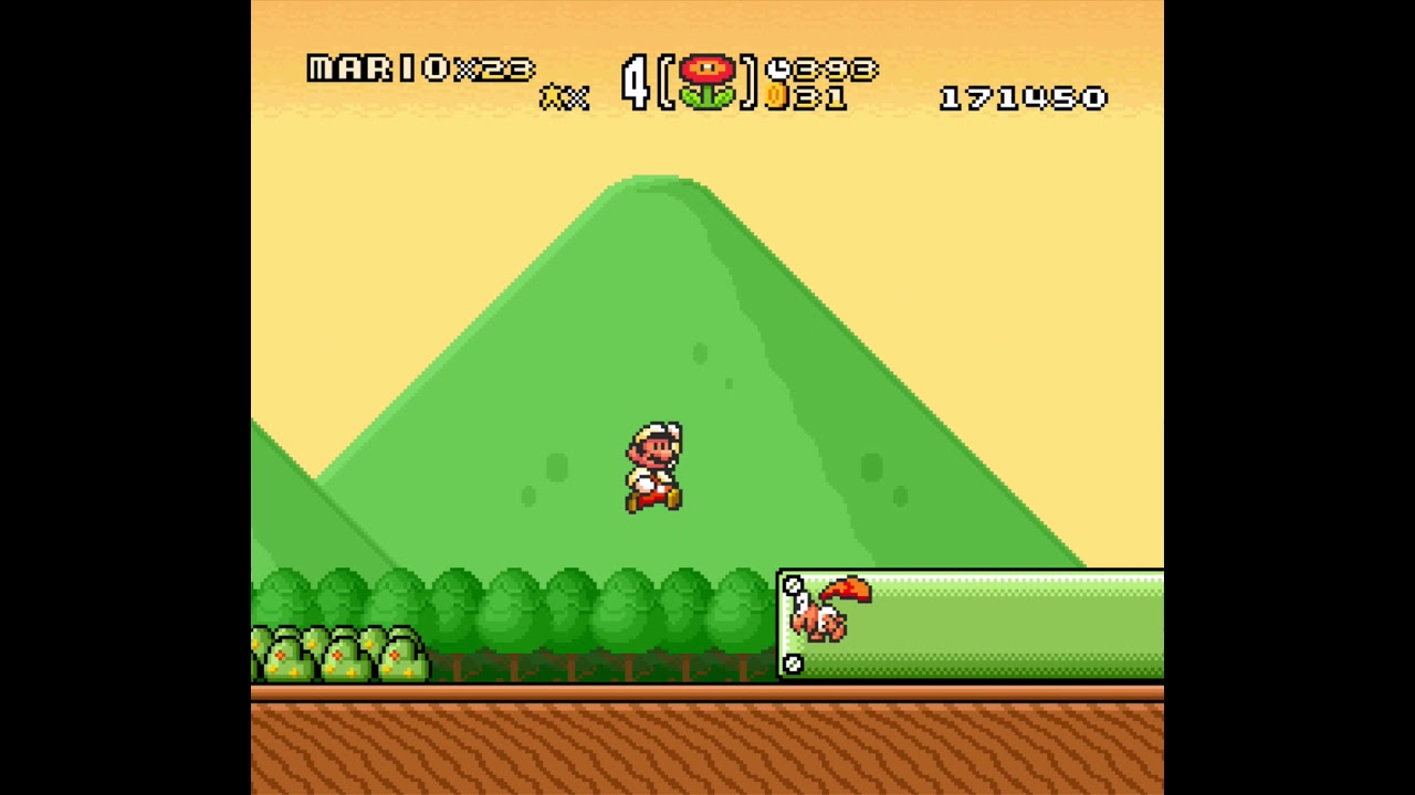 SMW SMB3 Style Hack Rebuild - Gameplay For ZSNES