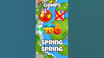 Bloons TD 6 - Spring Spring - Hard - CHIMPS - No Monkeys Knowledge #gameguide #btd6