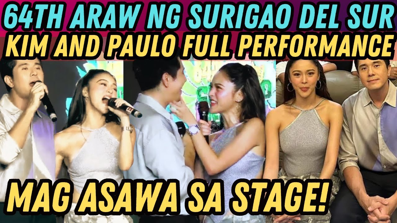 KIM CHIU AND PAULO AVELINO FULL PERFORMANCE! KIMPAU ON 64TH ARAW NG SURIGAO DEL SUR! - JUNE 19, 2024
