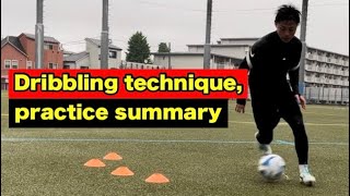 Dribbling, technique summary⚽️🤩#football #soccer