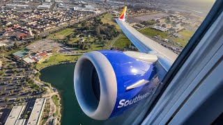 Southwest Airlines 737 MAX 8 takeoff from SAN