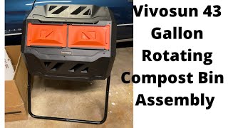 Vivosun 43 Gallon Tumbling Composter / Assembly Video