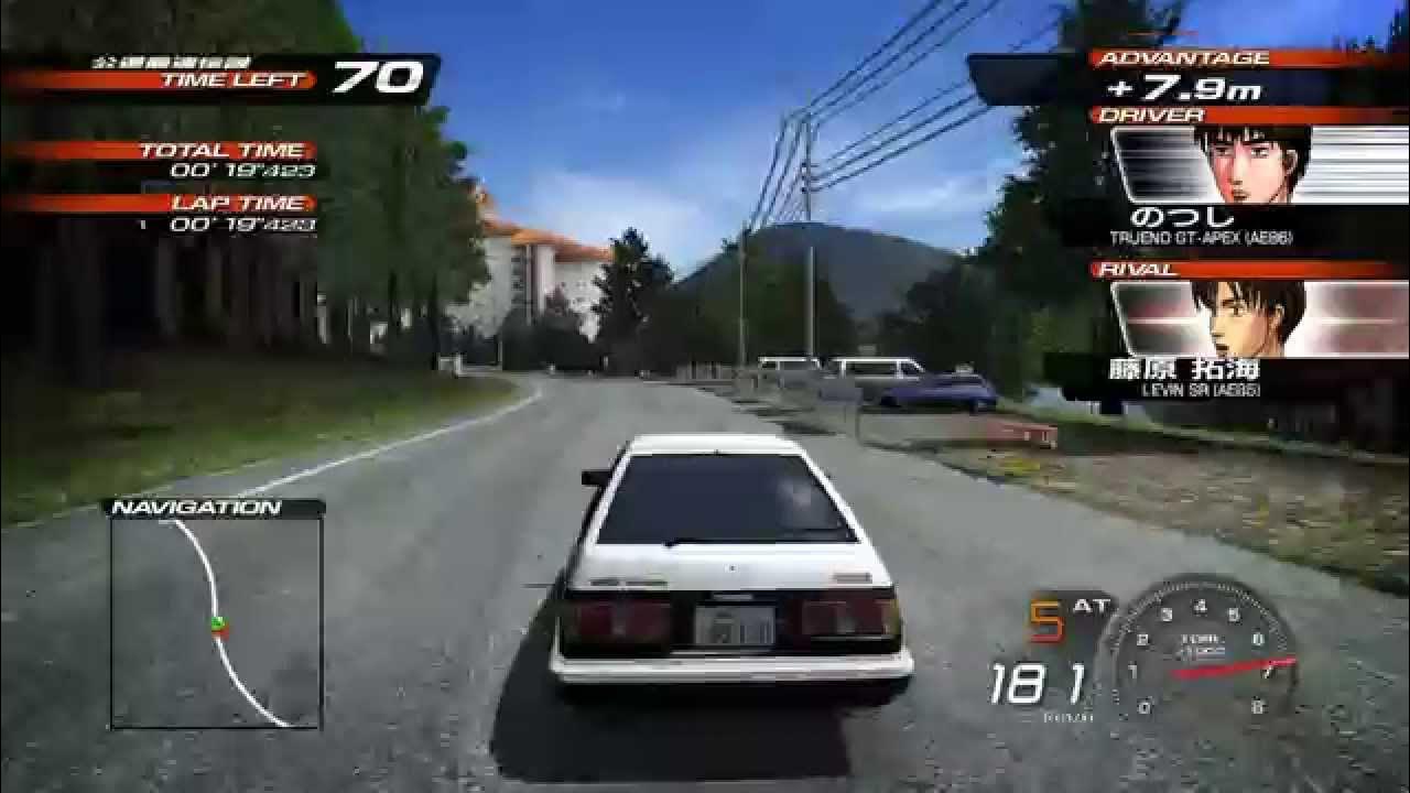 RPCS3 - Initial D Extreme Stage (Tutorial) and 2 rounds 