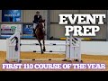 Pre eventing training show with maggie  show jumping and dressage vlog