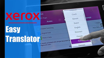Xerox Easy Translator APP - WOW - Xerox Made a Translation Machine!