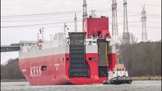 Freight Ship Spotting on the Kiel Canal in Germany!