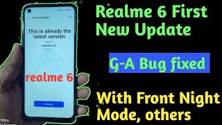Realme 6 New Software Update | Front camara Night & Slow motion Mode | UI version Rmx2001_11_A. 11, screenshot 2